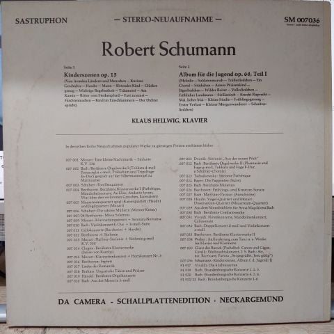 Robert Schumann, Klaus Hellwig LP PLAK