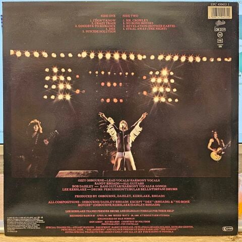Ozzy Osbourne – Blizzard Of Ozz LP PLAK
