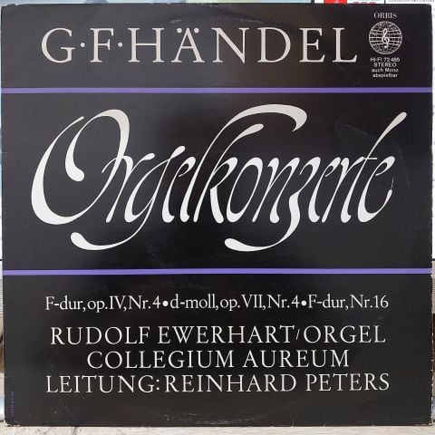 G. F. Händel – Orgelkonzerte LP PLAK