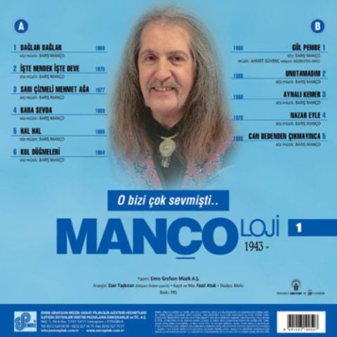 BARIŞ MANÇO - MANÇOLOJİ 1 LP PLAK