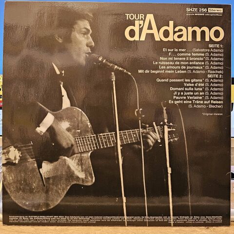 Adamo – Tour D'Adamo LP PLAK