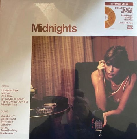 Taylor Swift – Midnights LP PLAK RENKLİ PLAK