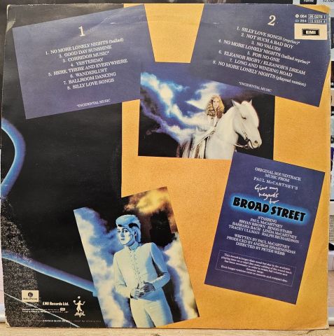 Paul McCartney – Give My Regards To Broad Street LP PLAK