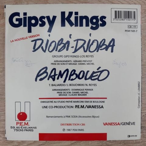Gipsy Kings – Djobi-Djoba / Bamboléo 45LİK PLAK