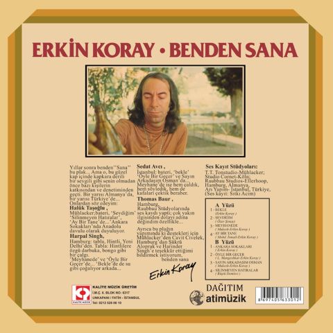 ERKİN KORAY - BENDEN SANA LP PLAK