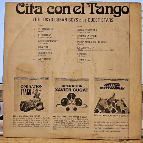 The Tokyo Cuban Boys – Cita Con El Tango LP PLAK