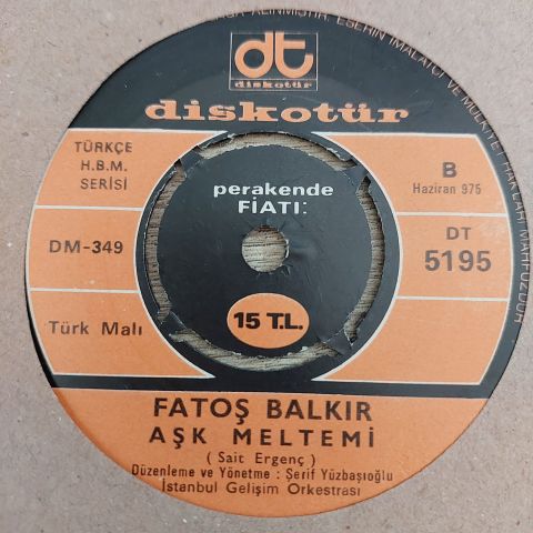 FATOŞ BALKIR - ÇALIŞIRSAN ALIŞIRSIN 45LİK PLAK