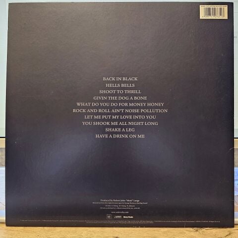 AC/DC – Back In Black LP PLAK