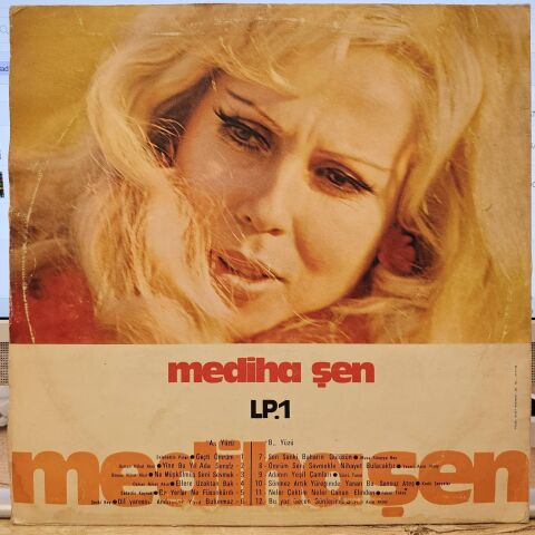 MEDİHA ŞEN - KLASİK TÜRK MÜZİĞİNDEN SEÇMELER 1 LP PLAK