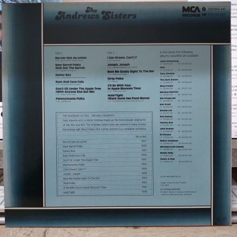 The Andrews Sisters – Original Favorites LP PLAK