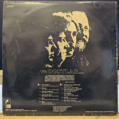 Edip Akbayram ve Dostlar – 1985 LP PLAK