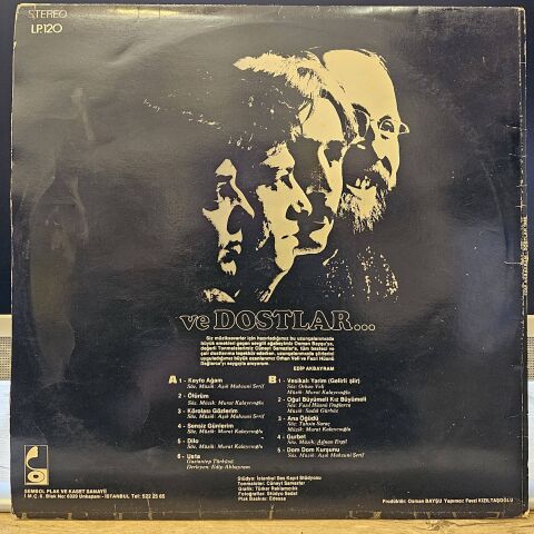 Edip Akbayram ve Dostlar – 1985 LP PLAK