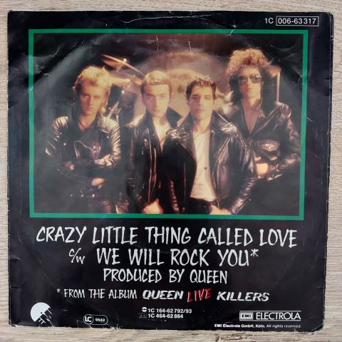 Queen – Crazy Little Thing Called Love 45LİK PLAK