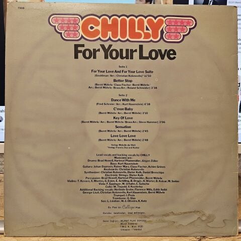 Chilly – For Your Love LP PLAK