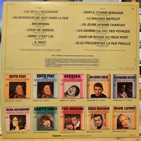 Edith Piaf – Edith Piaf Volume 3 LP PLAK