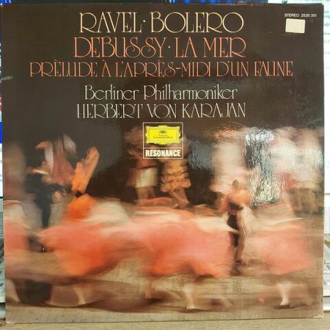 Ravel, Debussy, Berliner Philharmoniker · Herbert von Karajan LP PLAK