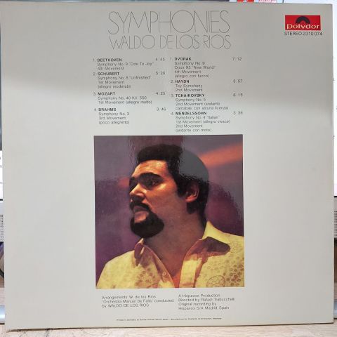 Waldo De Los Rios – Symphonies LP PLAK