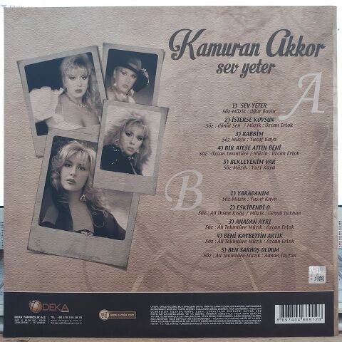KAMURAN AKKOR - SEV YETER LP PLAK