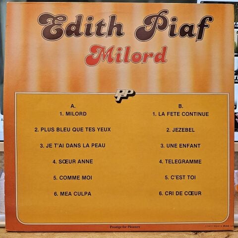 Edith Piaf – Milord LP PLAK
