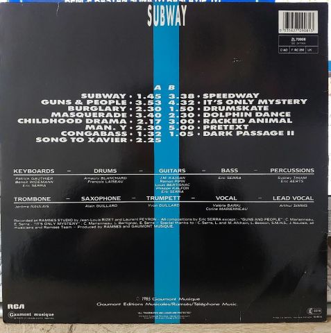 Eric Serra – Subway (Original Soundtrack From The Movie) LP PLAK