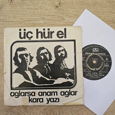 Üç Hür El – Ağlarsa Anam Ağlar / Kara Yazı 45LİK PLAK