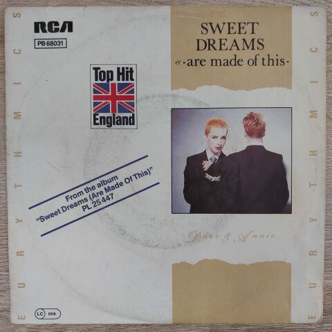 Eurythmics – Sweet Dreams 45LİK PLAK
