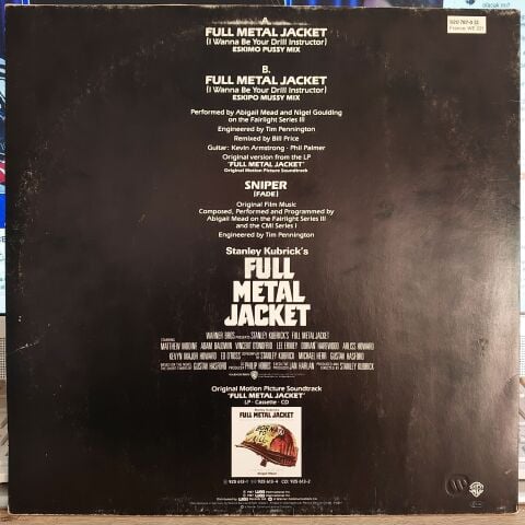 Abigail Mead And Nigel Goulding – Full Metal Jacket (I Wanna Be Your Drill Instructor) LP PLAK