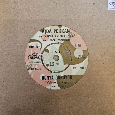 Ajda Pekkan – Dünya Dönüyor / Üç Kalp 45LİK PLAK