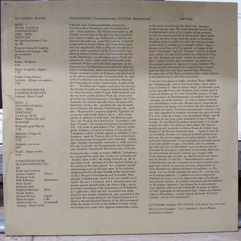 ANTONIN DVORAK , TSCJHAIKOWSKY LP PLAK