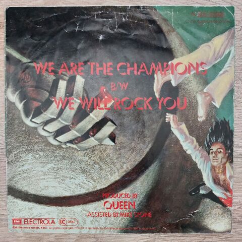 Queen – We Are The Champions B/W We Will Rock You 45LİK PLAK