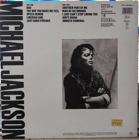 MİCHAEL JACKSON - BAD LP PLAK
