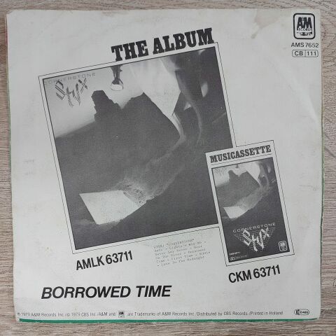 Styx – Boat On The River 45LİK PLAK