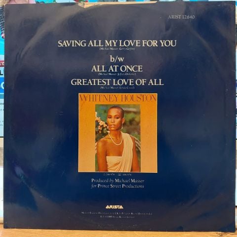 Whitney Houston – Saving All My Love For You LP PLAK