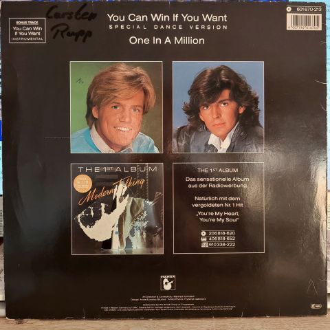 Modern Talking – You Can Win If You Want (Special Dance Version) LP PLAK
