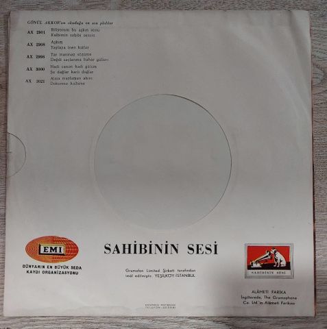 Gönül Akkor – Şu Dağlar Karlı Dağlar 45LİK PLAK