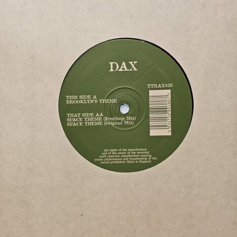 Dax – Brooklyn's Theme / Space Theme LP PLAK