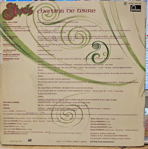 Alan Stivell – Chemins De Terre LP PLAK