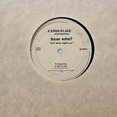 Bear Who ? – One Dirty Night E.P. LP PLAK