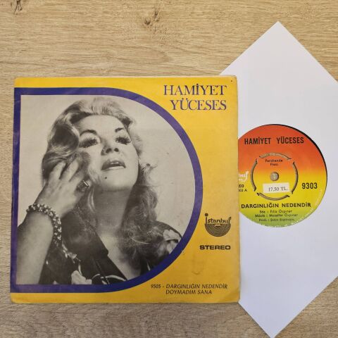 Hamiyet Yüceses – Dargınlığın Nedendir / Doyamadım Sana 45LİK PLAK