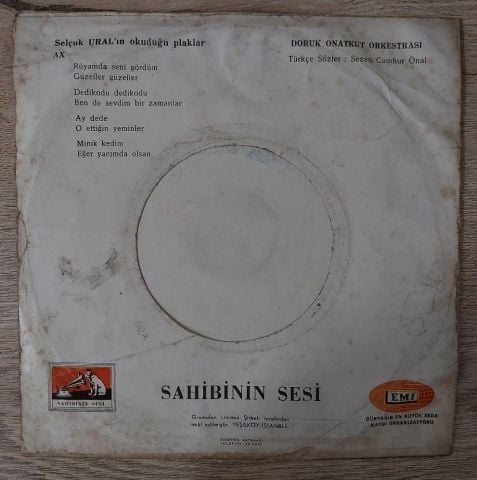 Selçuk Ural, Doruk Onatkut Orkestrası – Ay Dede 45LİK PLAK