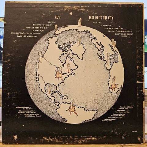 Rize – Take Me To The City LP PLAK