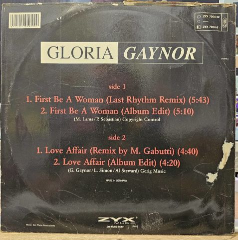 Gloria Gaynor – First Be A Woman / Love Affair LP PLAK