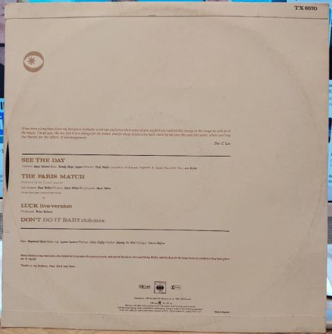 Dee C. Lee – See The Day LP PLAK