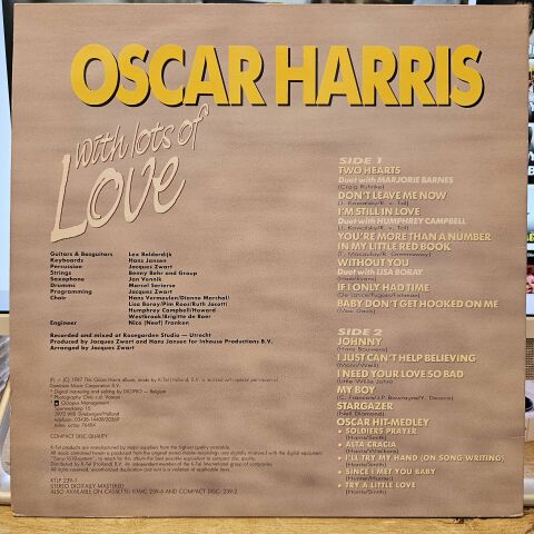 Oscar Harris – With Lots Of Love LP PLAK