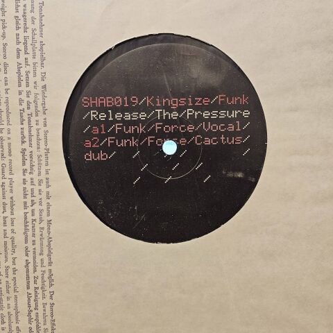 Kingsize Funk – Release The Pressure LP PLAK