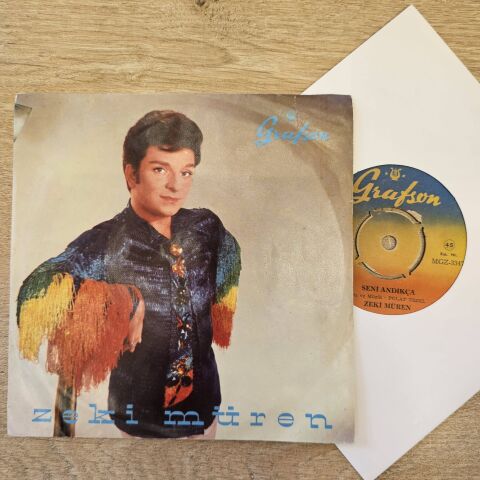 Zeki Müren – Unutulmaz / Seni Andıkça 45Lİ PLAK
