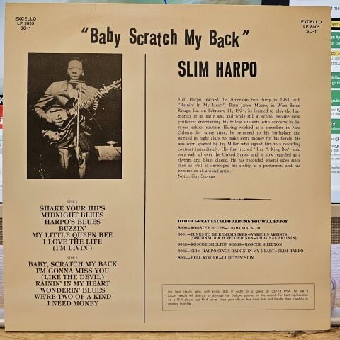 Slim Harpo – Baby Scratch My Back LP PLAK