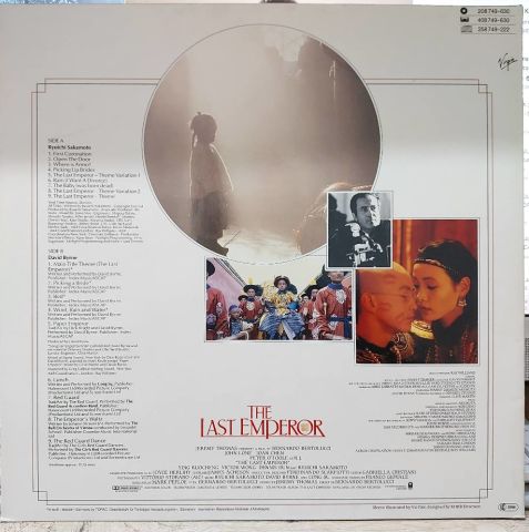 Ryuichi Sakamoto, David Byrne And Cong Su – The Last Emperor LP PLAK