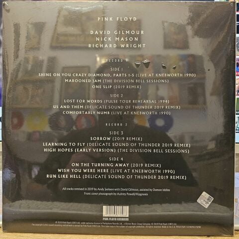 Pink Floyd - The Later Years 1987 - 2019 LP PLAK