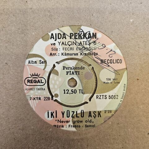 AJDA PEKKAN - İKİ YÜZLÜ AŞK 45LİK PLAK